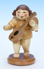 Angel with Lute<br>Natural Ulbricht Figure 